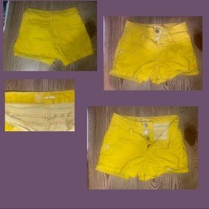 Yellow Bright Denim Short.